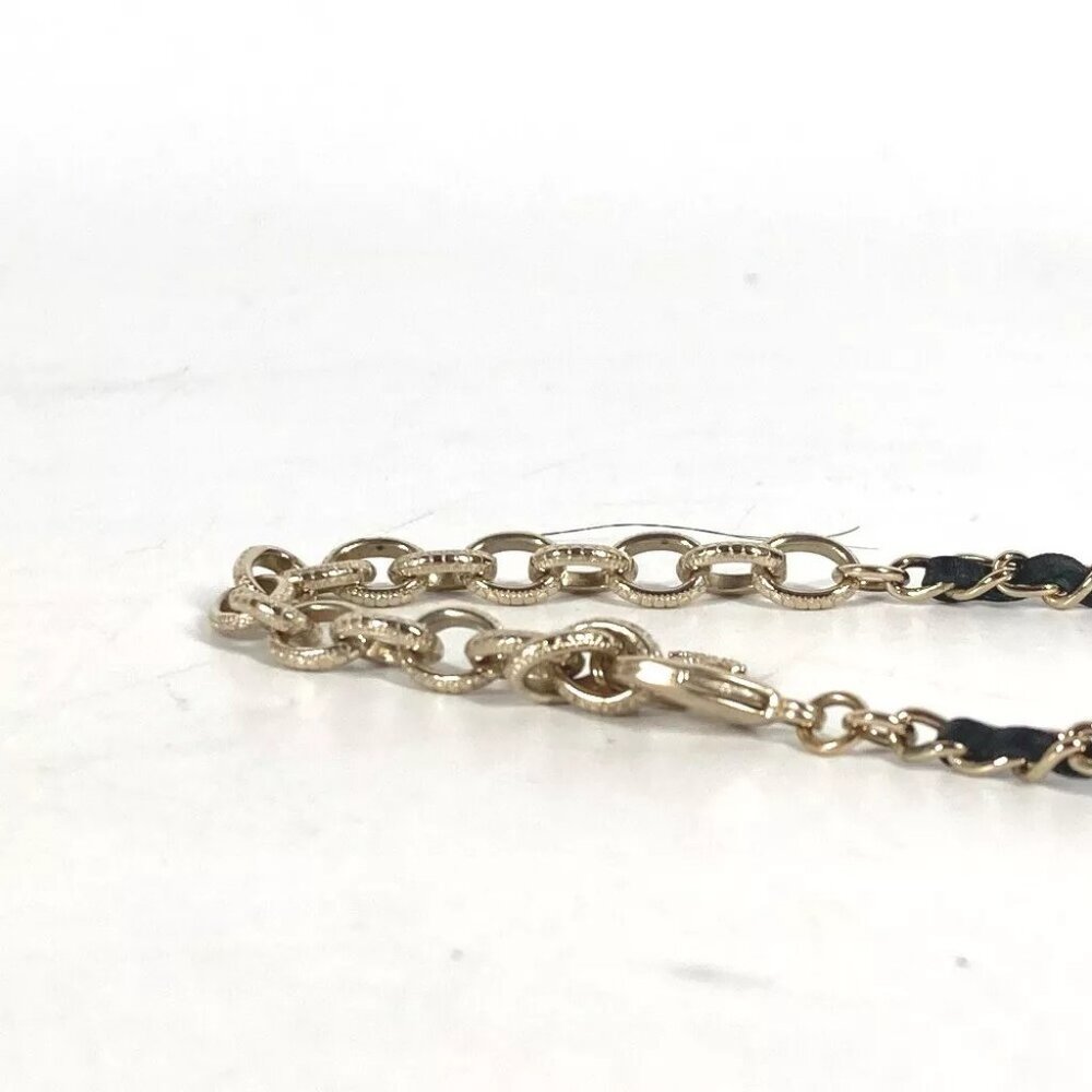 CHANEL A22 CC CC Mark Rhinestone Choker Accessories chain Necklace - Picture 9 of 12